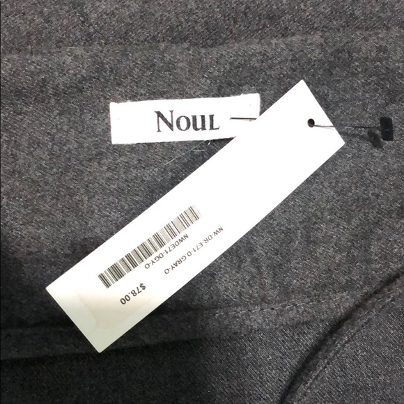 Noul (Oak & Fort) Gray overall bib dress - Picture 7 of 8